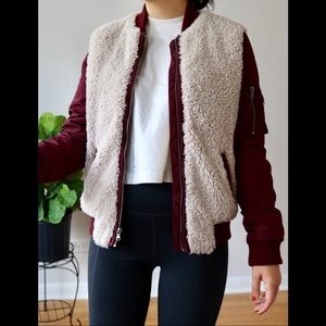 Levi’s Faux Shearling Bomber Jacket